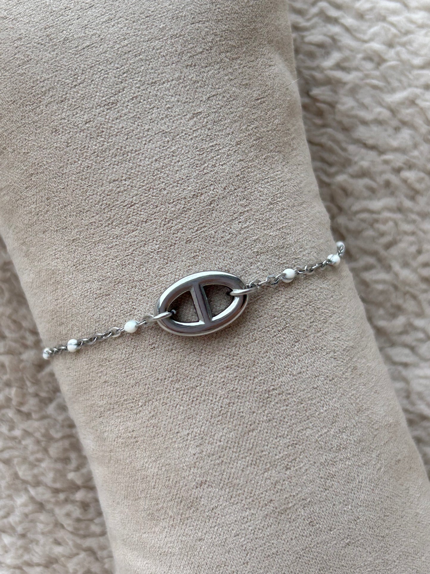 Bracelet MASHA en acier inoxydable ARGENTÉ