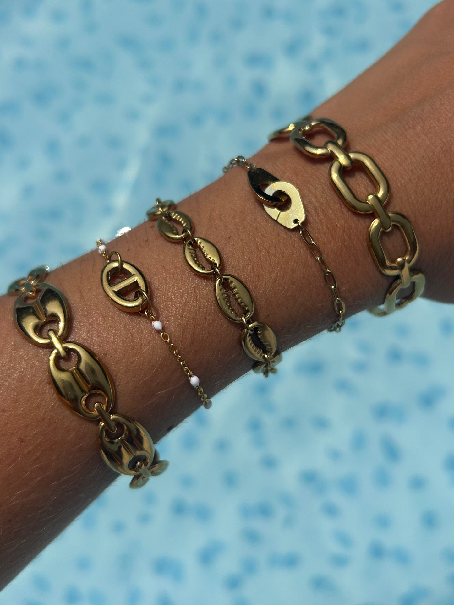 Bracelet MARIA en acier inoxydable DORÉ