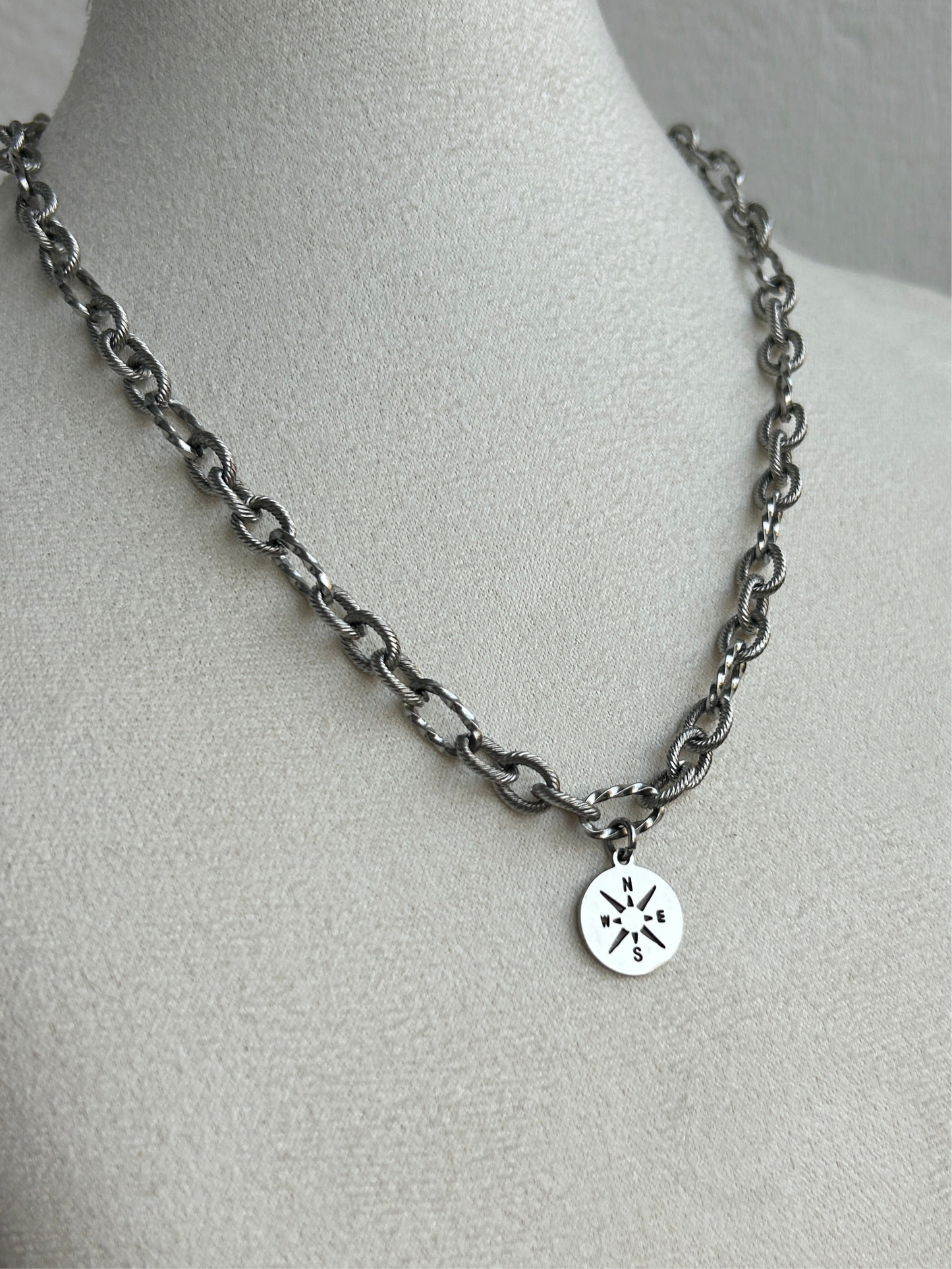 Collier MAJA en acier inoxydable ARGENTÉ