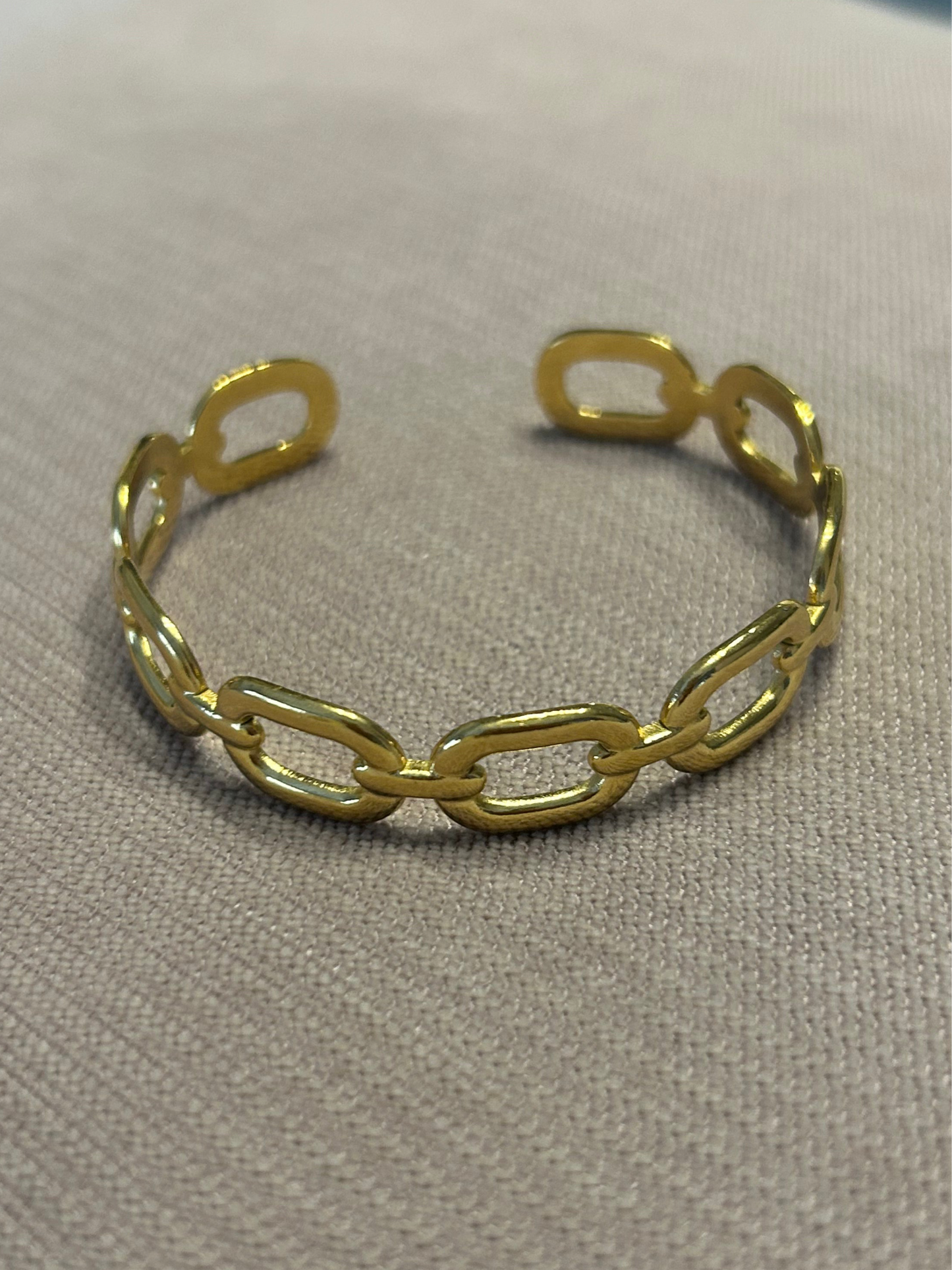 Bracelet SARAH en acier inoxydable DORÉ