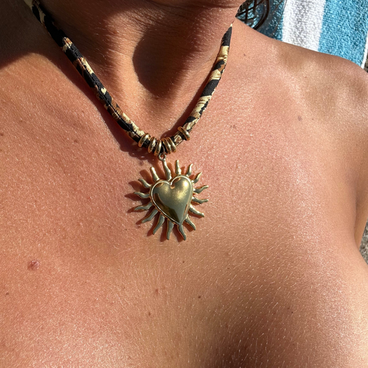 Collier CHANCE en acier inoxydable DORÉ