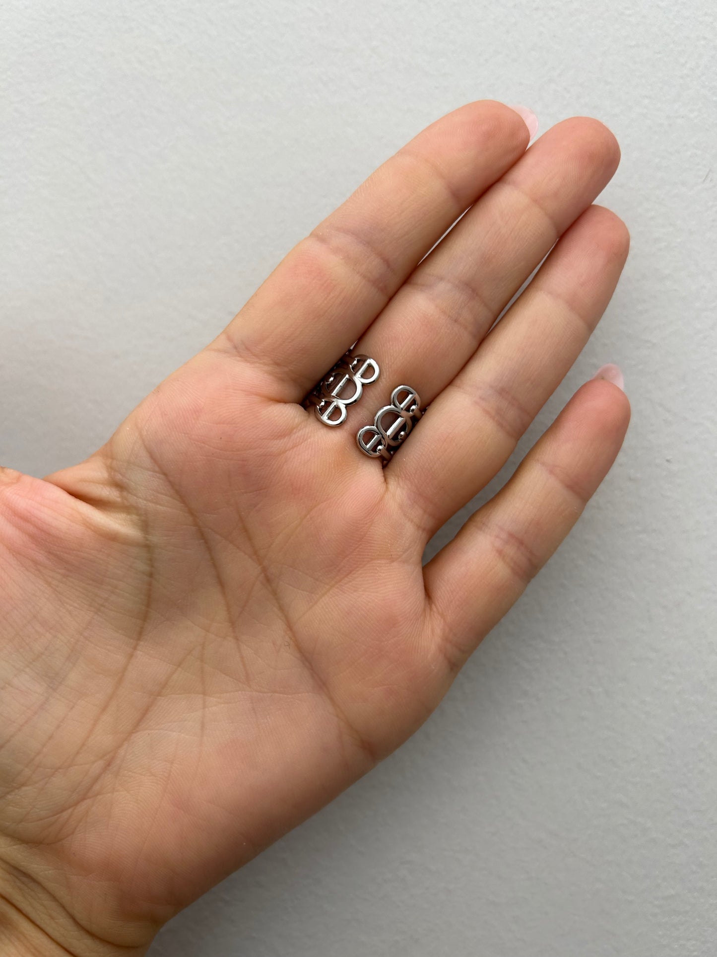 Bague OCÉANE en acier inoxydable ARGENTÉ