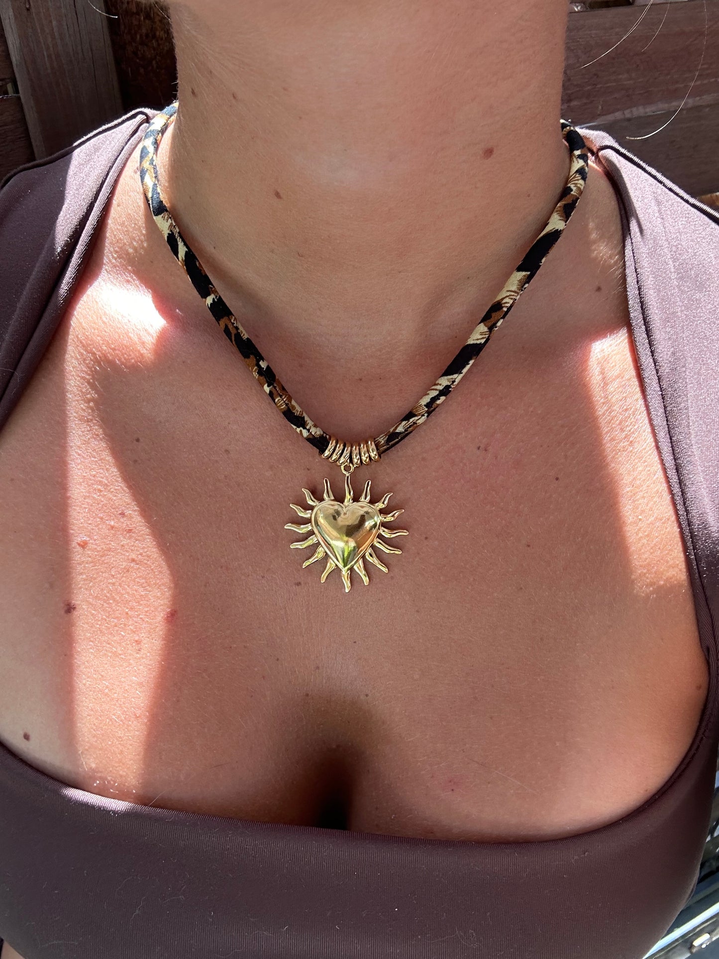 Collier CHANCE en acier inoxydable DORÉ