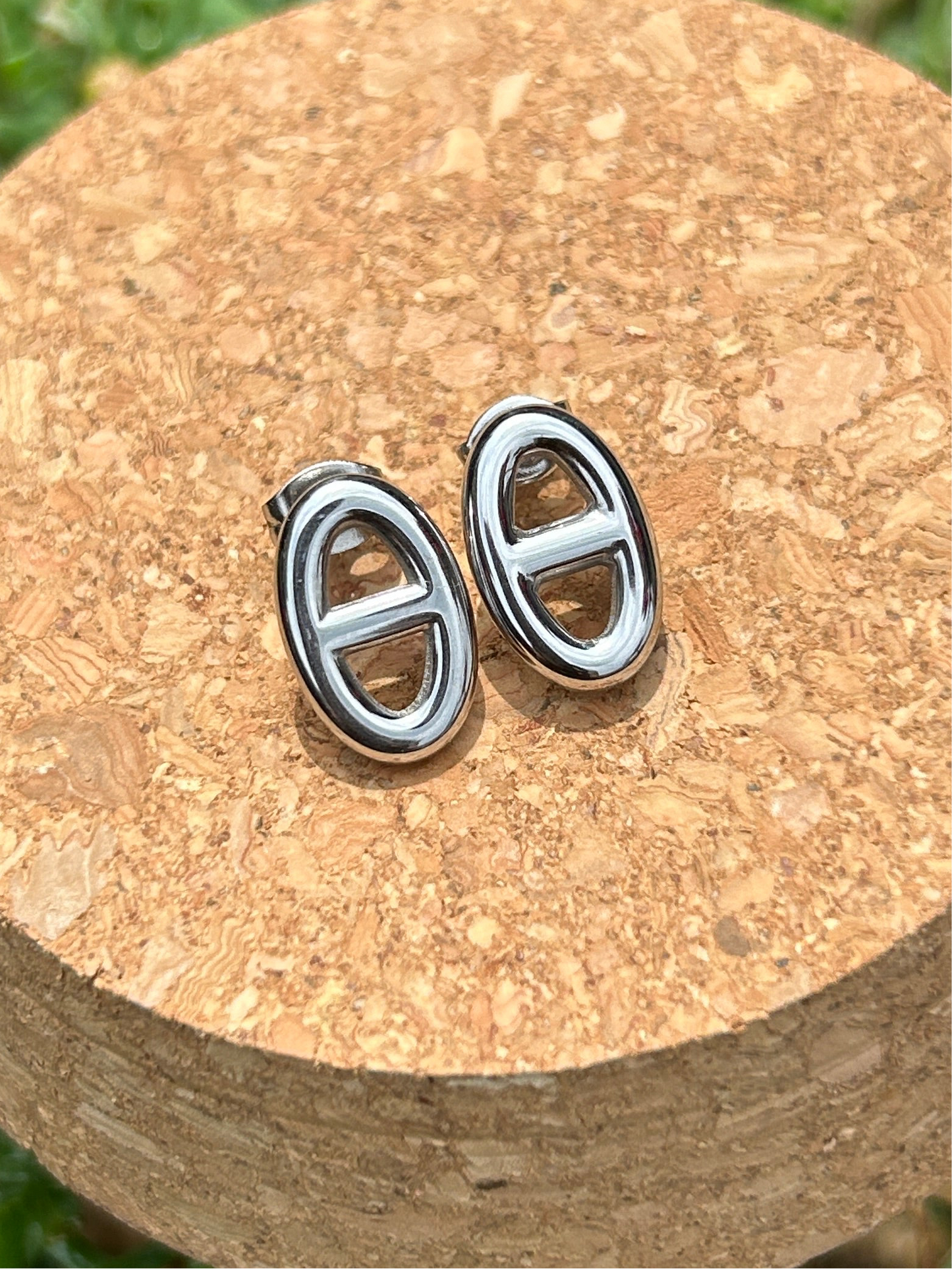 Boucles d’oreilles MISSIE en acier inoxydable ARGENTÉ
