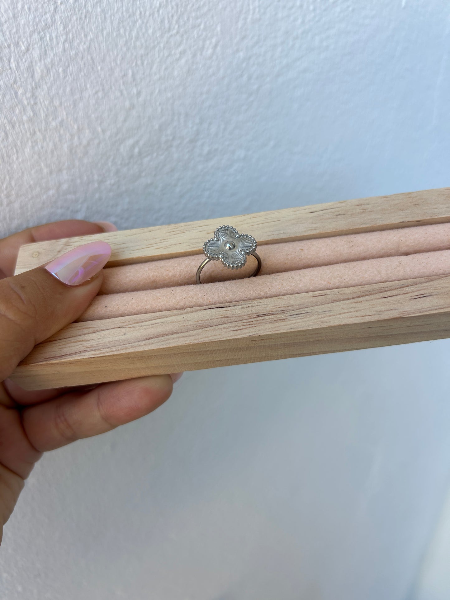 Bague CONNIE en acier inoxydable ARGENTÉ