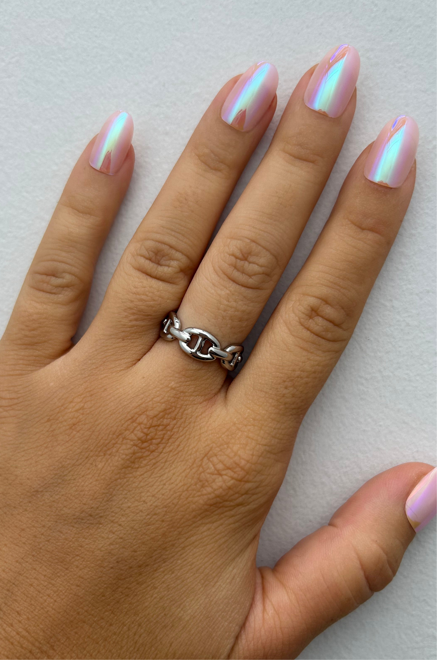 Bague CHLOÉ acier inoxydable ARGENTÉ