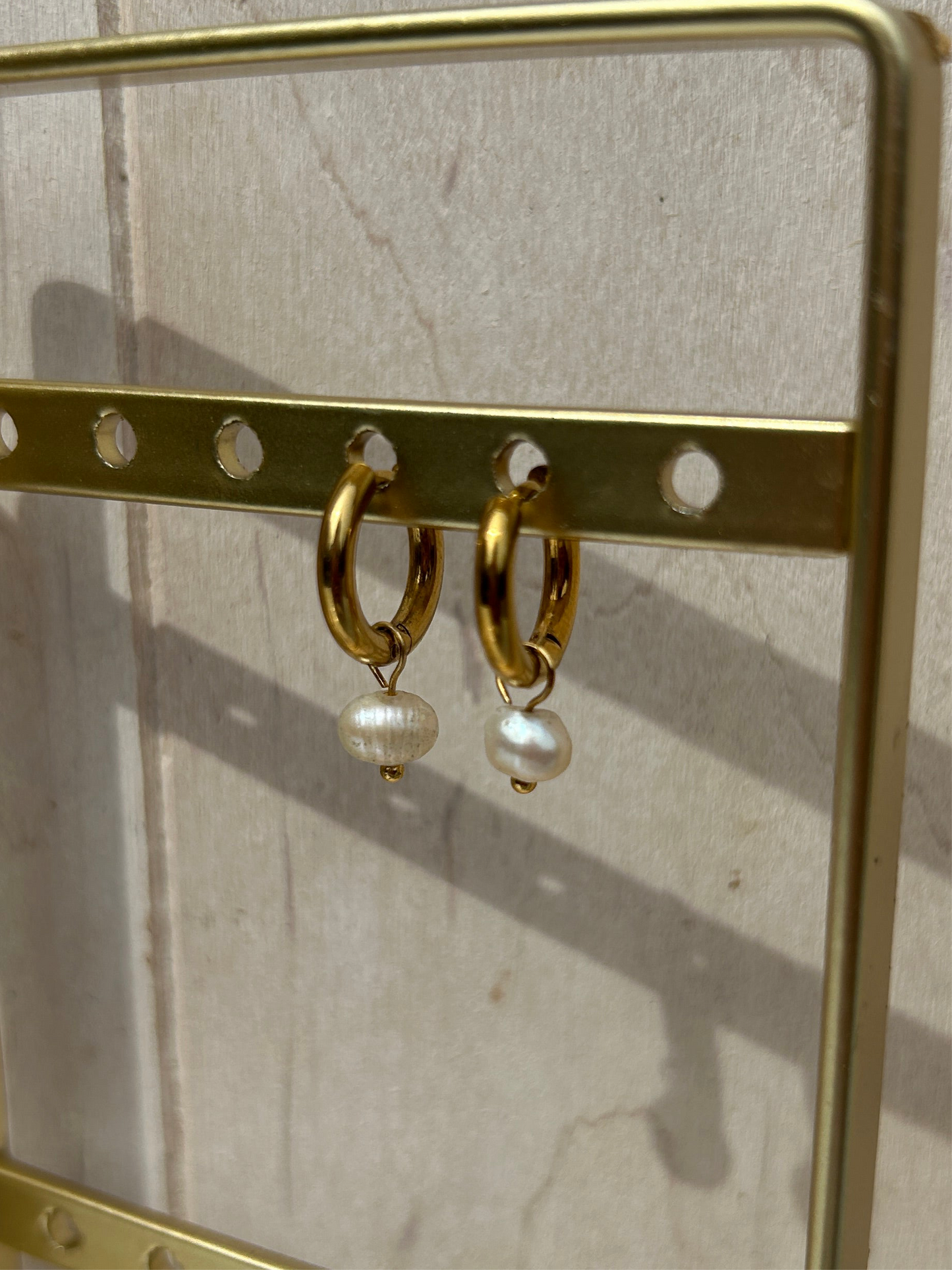 Boucles d’oreilles NANA en acier inoxydable DORÉ