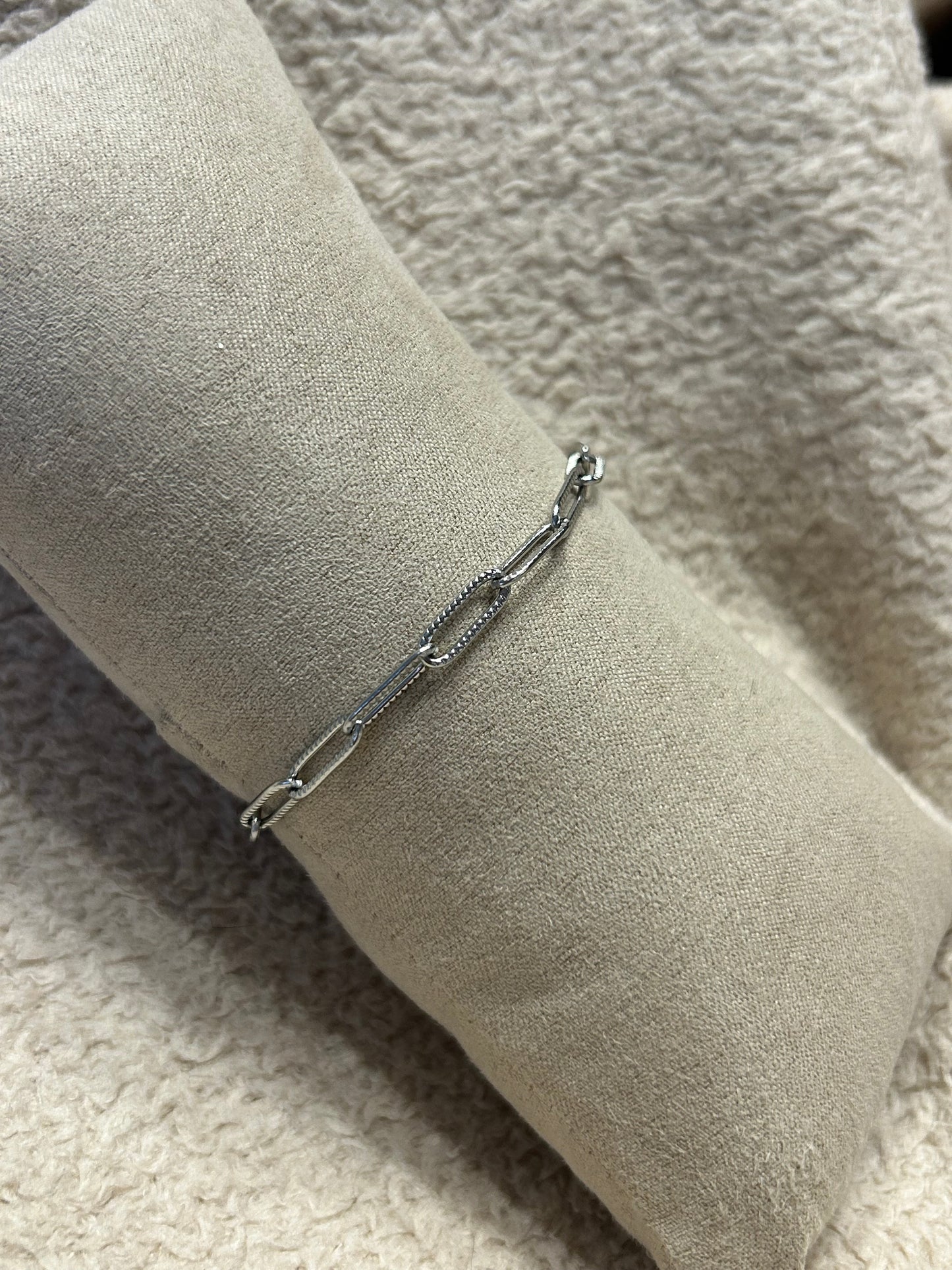 Bracelet LANA en acier inoxydable ARGENTÉ