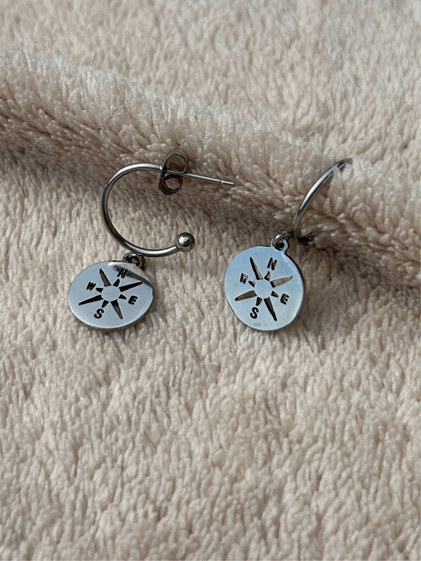 Boucles d’oreilles MAJA en acier inoxydable ARGENTÉ