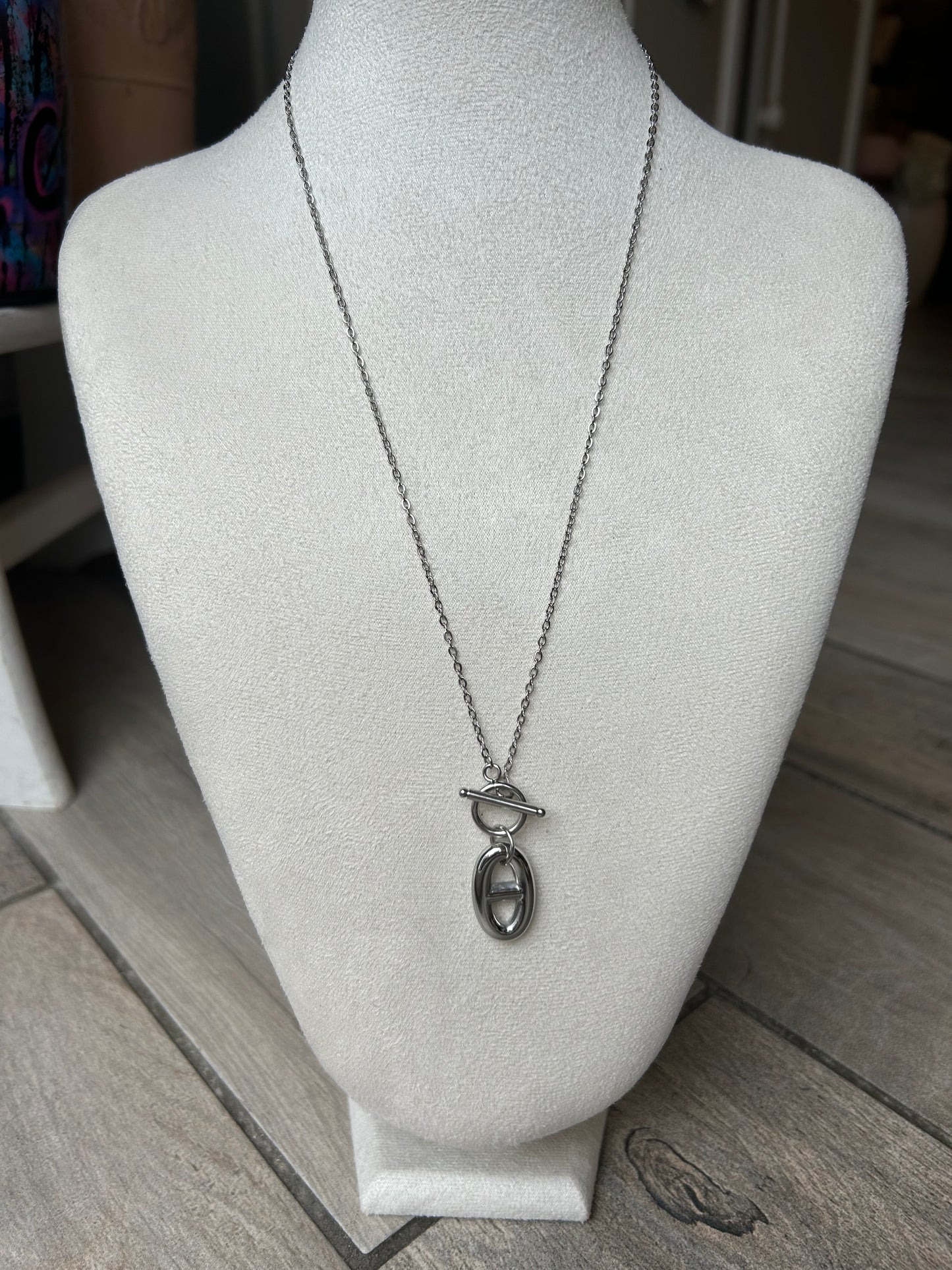 Collier STEFFIE en acier inoxydable ARGENTÉ