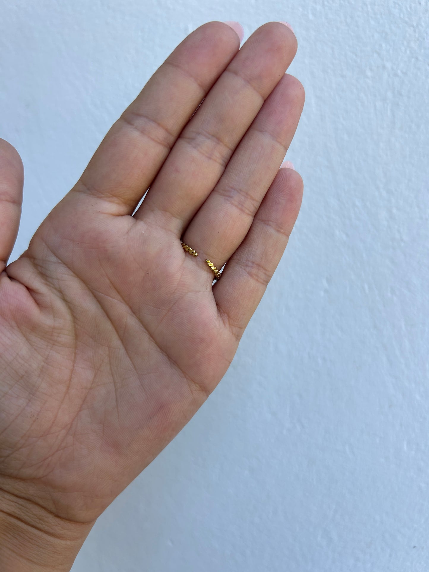 Bague VERA cœur vert en acier inoxydable