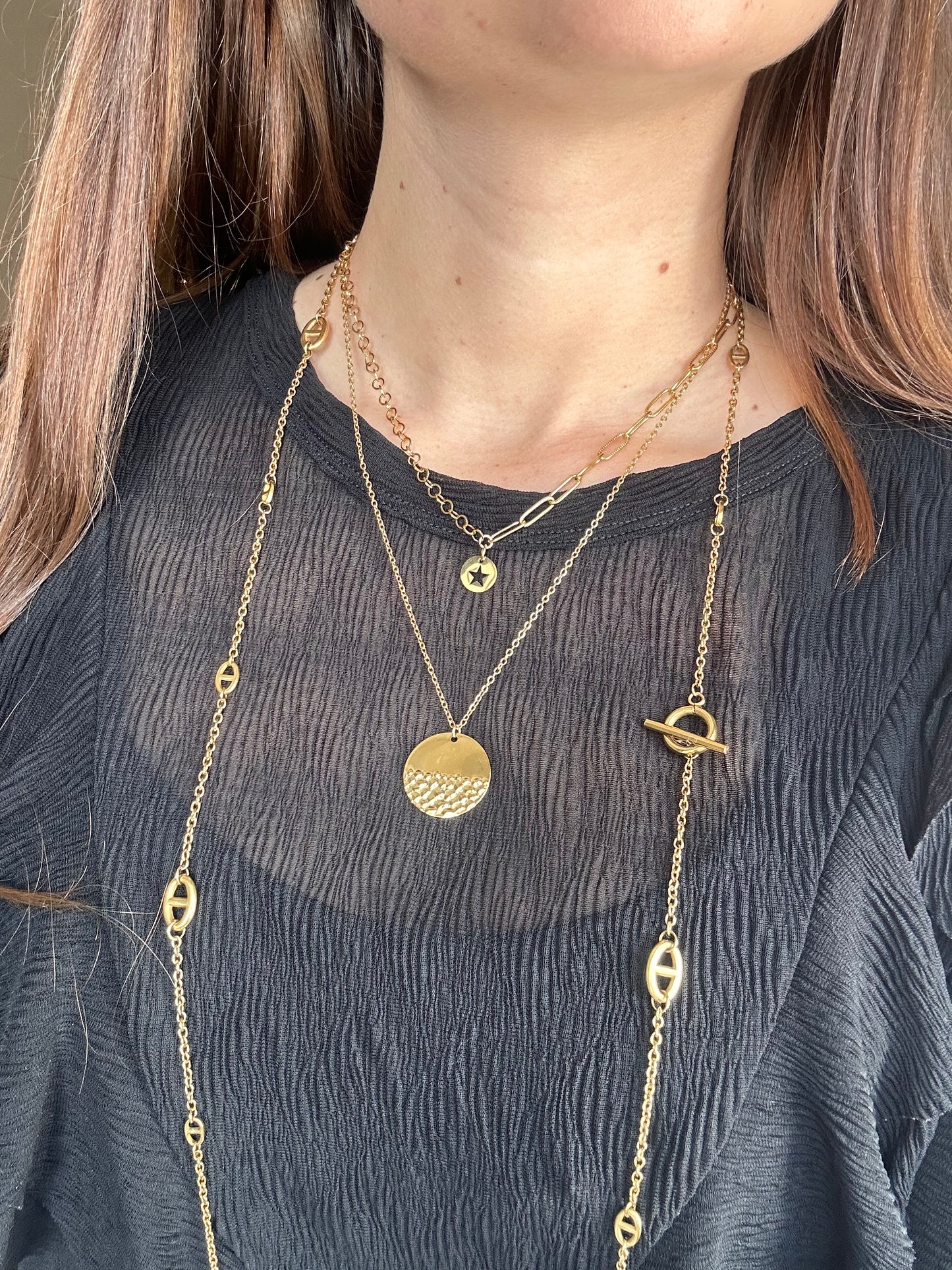 Collier TALYA en acier inoxydable ARGENTÉ