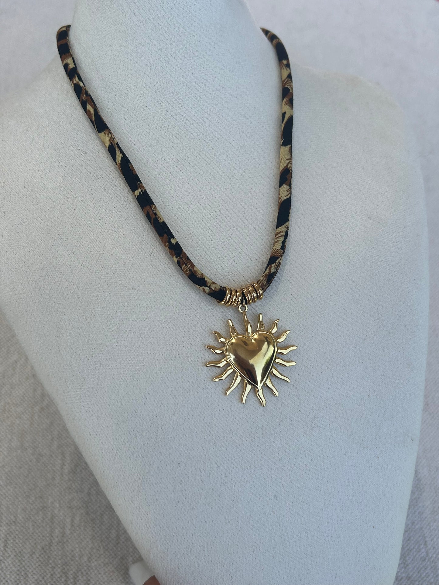 Collier CHANCE en acier inoxydable DORÉ