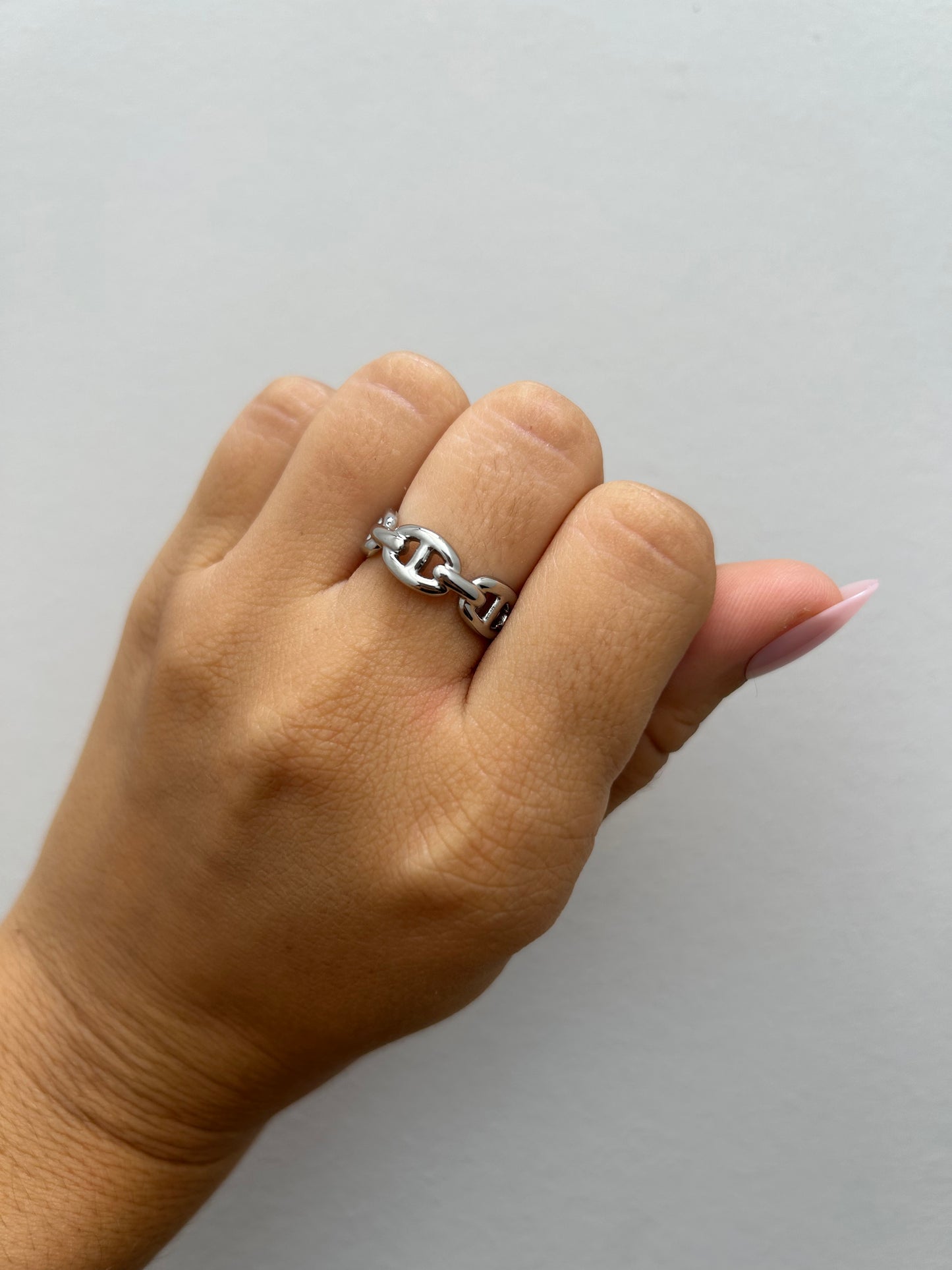 Bague CHLOÉ acier inoxydable ARGENTÉ