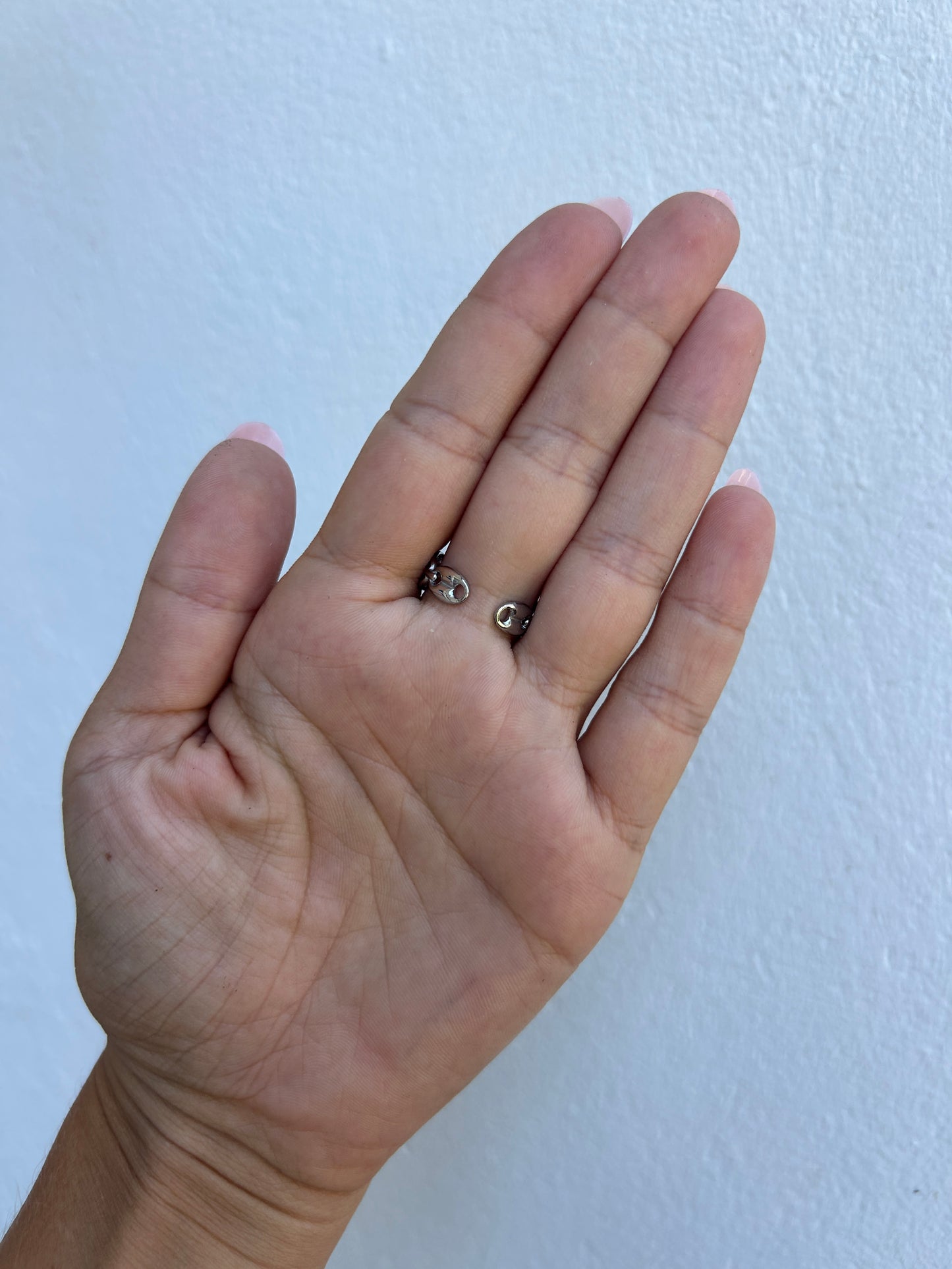 Bague MARIA en acier inoxydable ARGENTÉ
