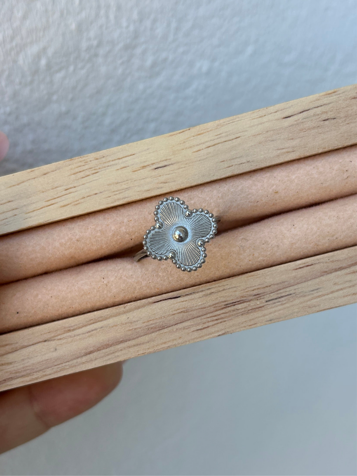 Bague CONNIE en acier inoxydable ARGENTÉ