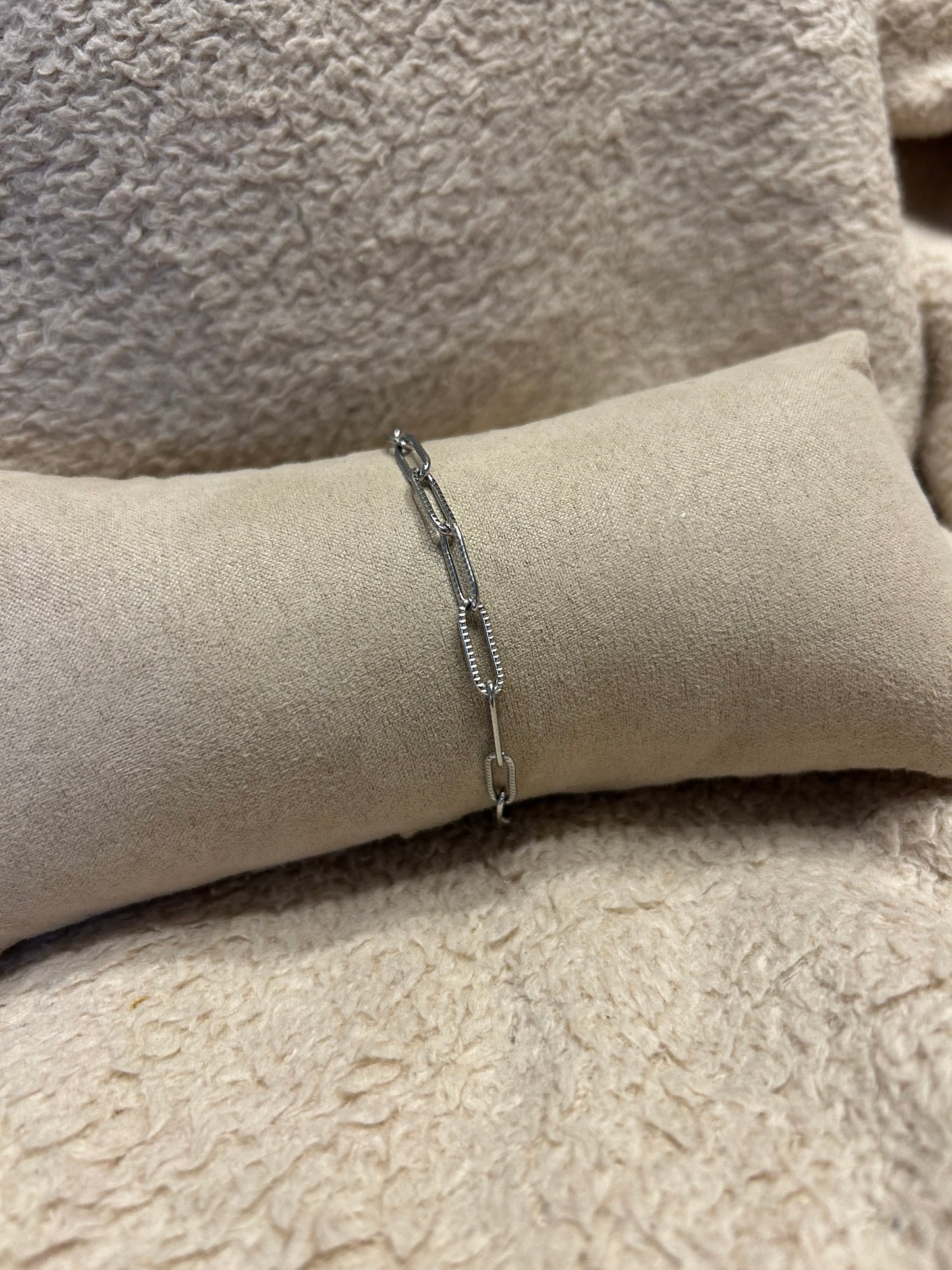 Bracelet LANA en acier inoxydable ARGENTÉ