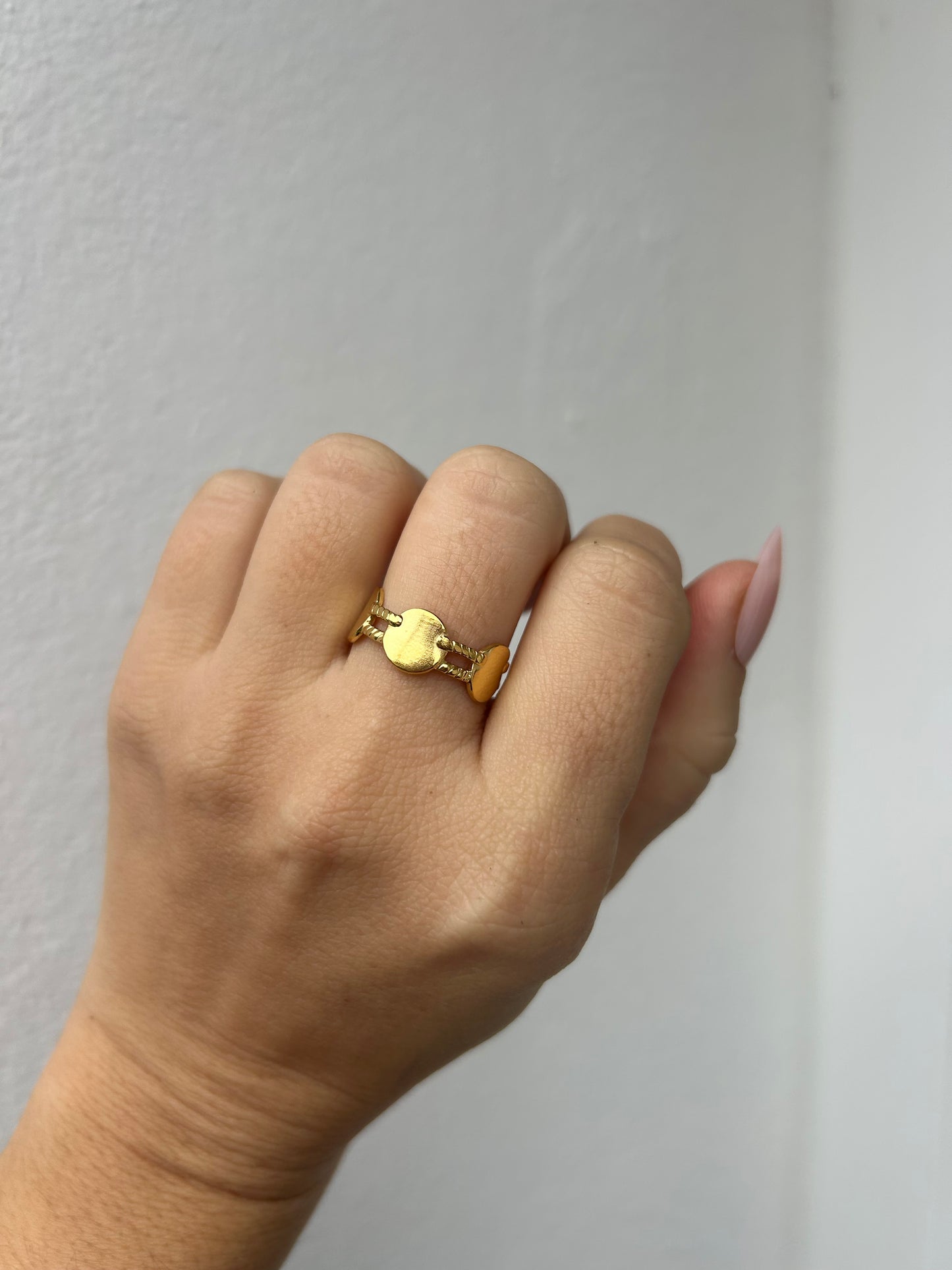 Bague SIA en acier inoxydable DORÉ