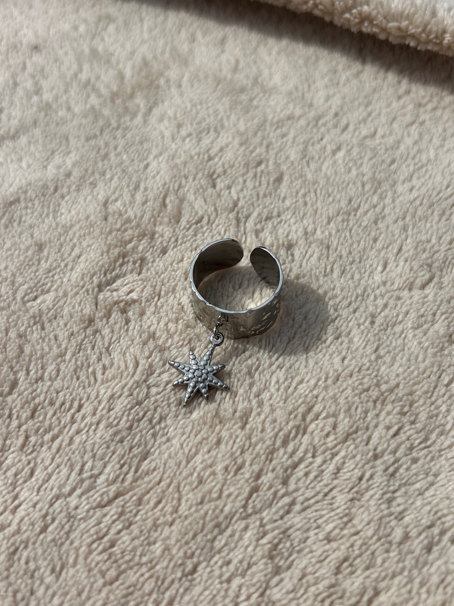 Bague SANA en acier inoxydable ARGENTÉ