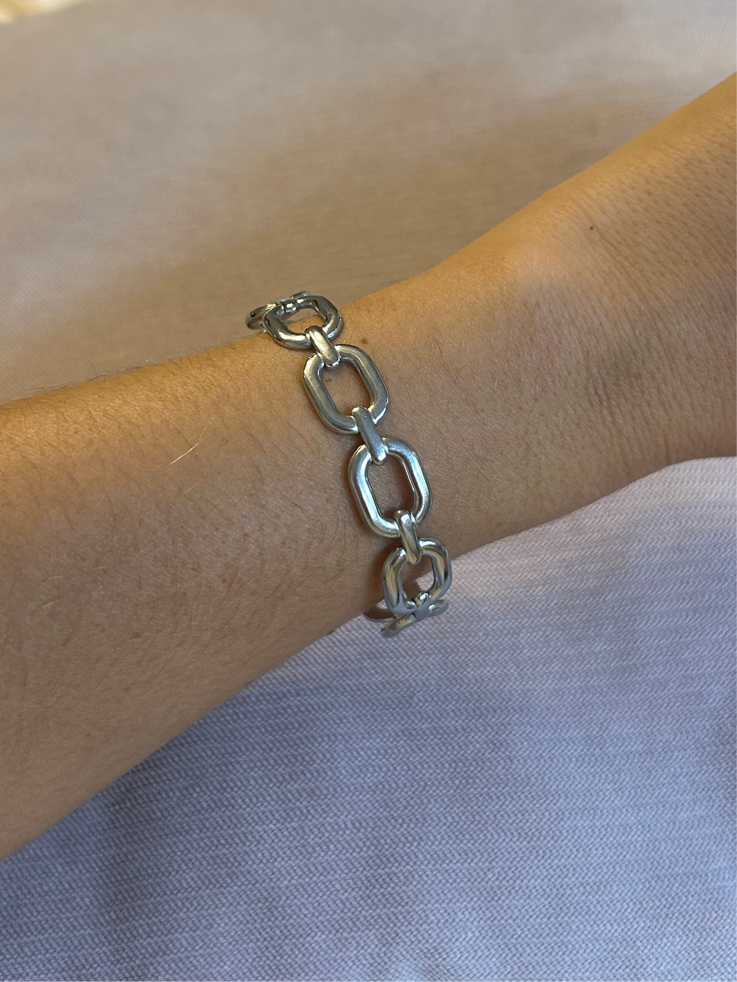 Bracelet SARAH acier inoxydable ARGENTÉ