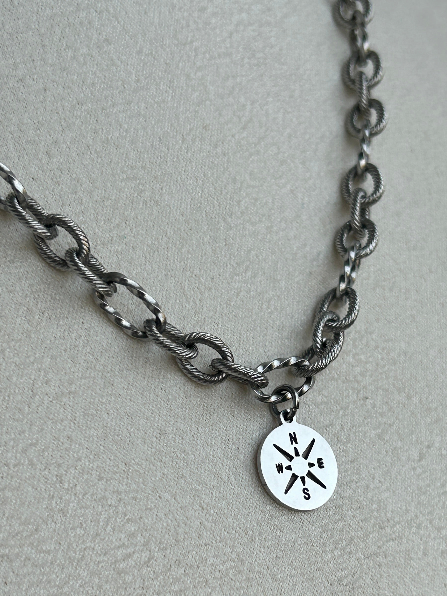 Collier MAJA en acier inoxydable ARGENTÉ