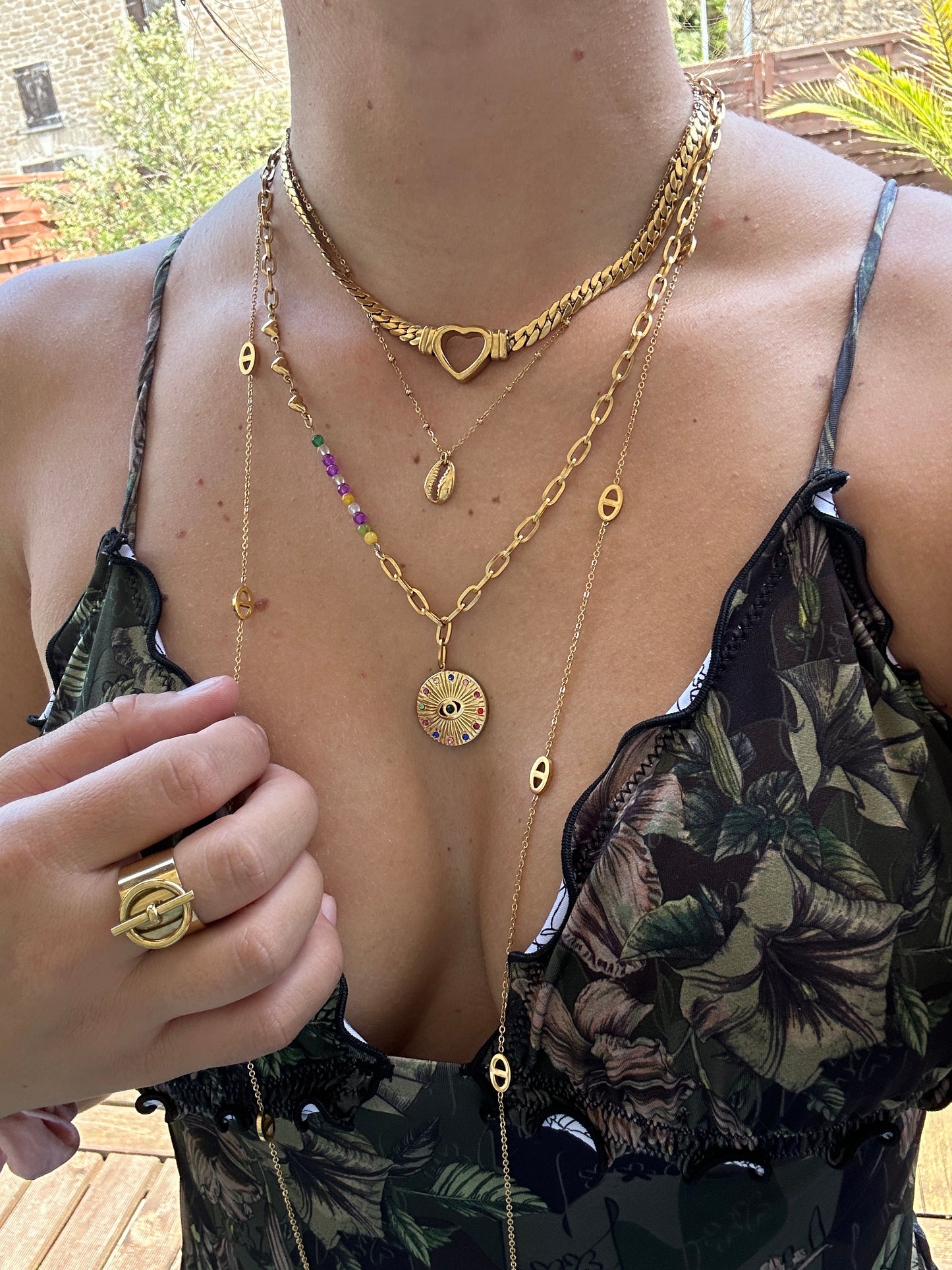 Collier AMORE en acier inoxydable