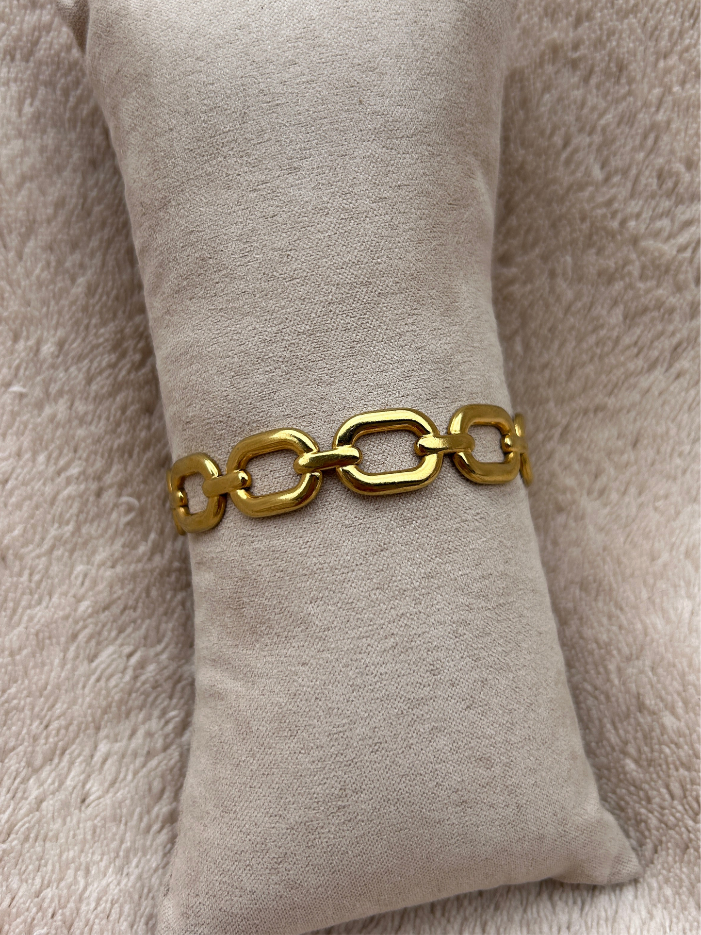 Bracelet SARAH en acier inoxydable DORÉ