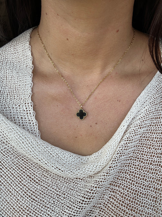 Collier ras du cou NINON en acier inoxydable DORÉ