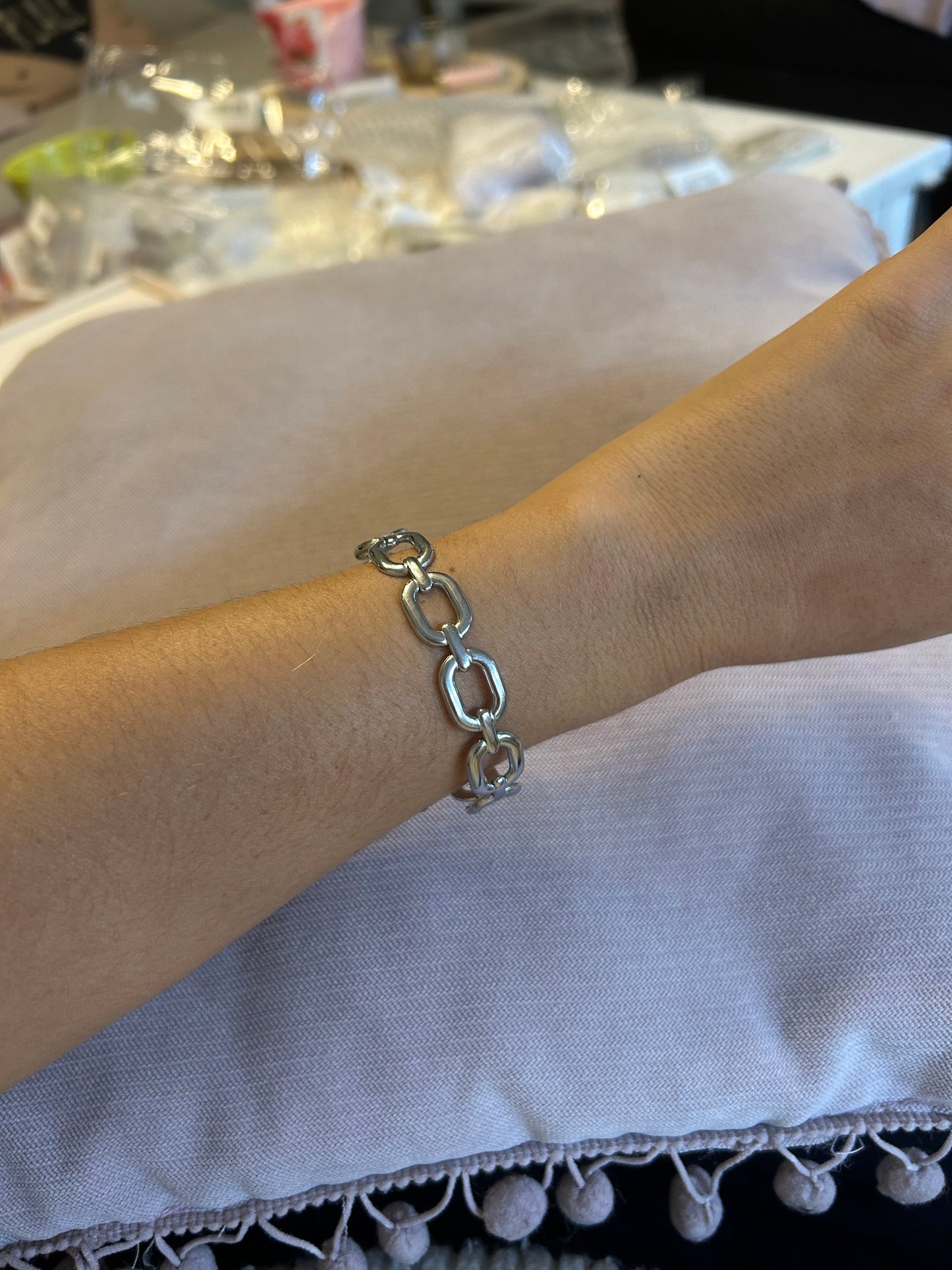 Bracelet SARAH acier inoxydable ARGENTÉ