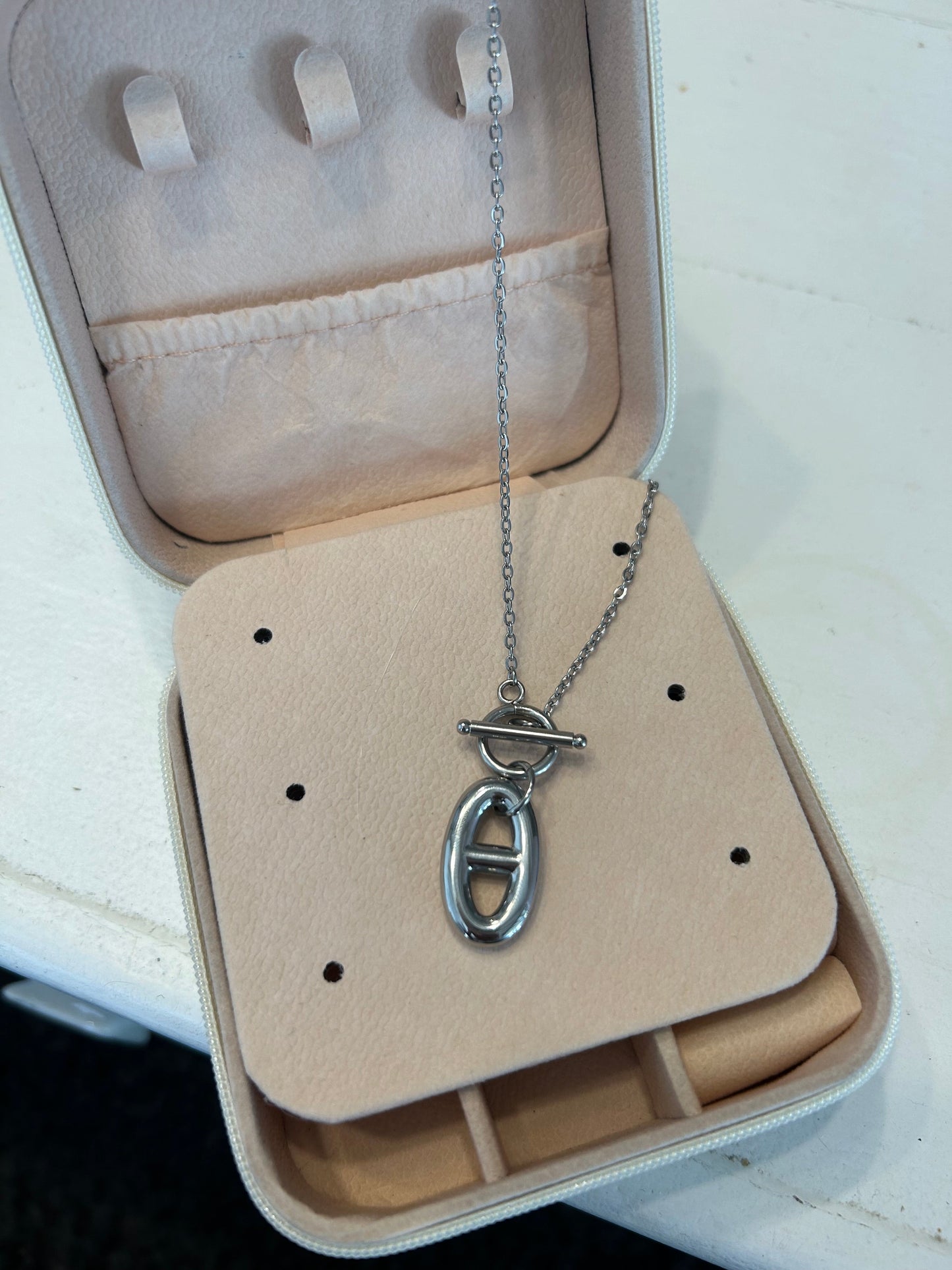 Collier STEFFIE en acier inoxydable ARGENTÉ