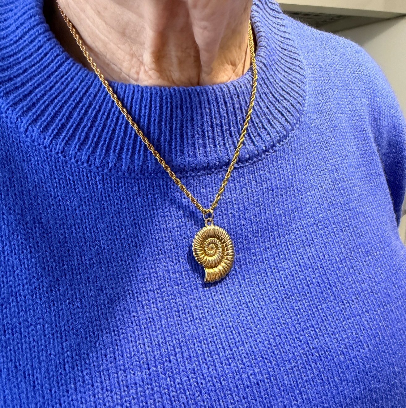 Collier SOLA en acier inoxydable DORÉ