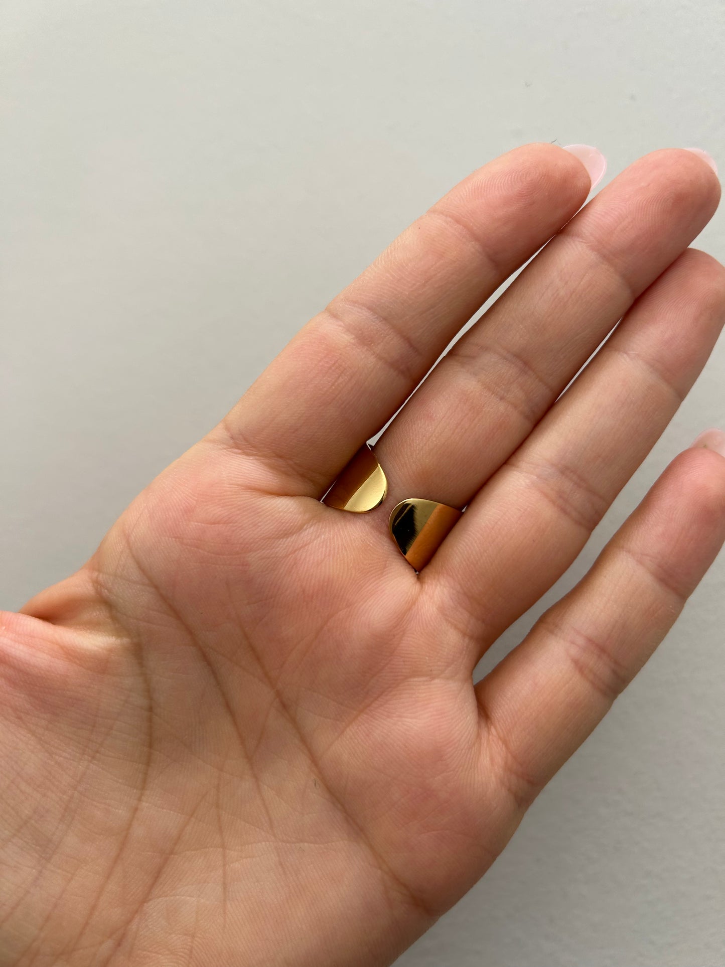 Bague MIA acier inoxydable DORÉ