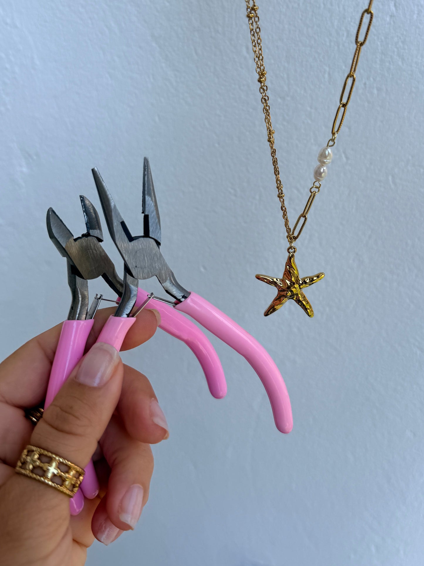 Collier étoile MAWA en acier inoxydable DORÉ
