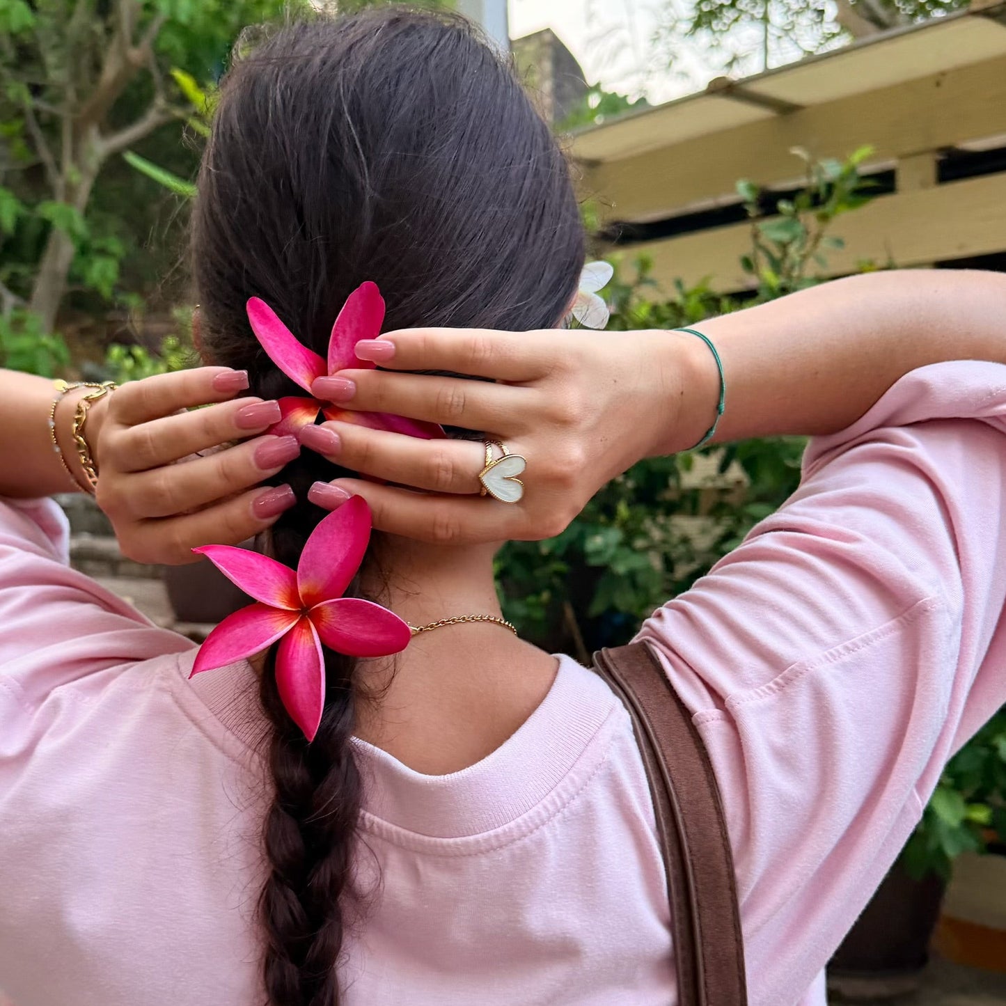 Bague KOKO cœur en acier inoxydable DORÉ