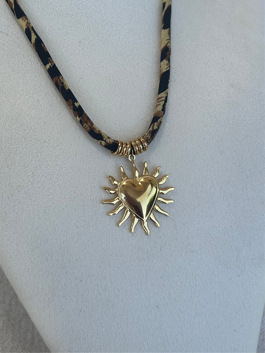 Collier CHANCE en acier inoxydable DORÉ