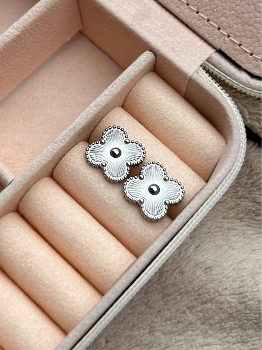 Boucles d’oreilles CONNIE en acier inoxydable ARGENTÉ