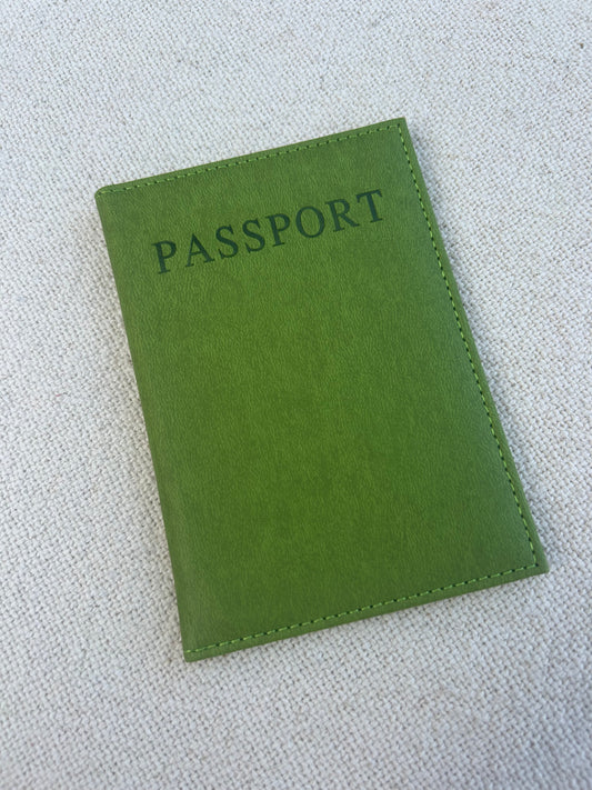 Porte passeport vert