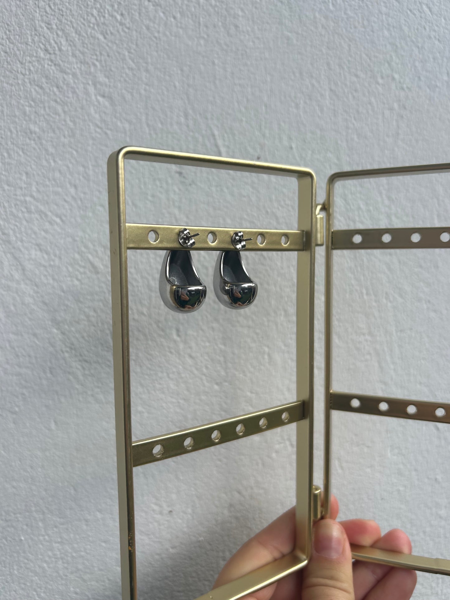 Boucles d’oreilles GAÏA en acier inoxydable