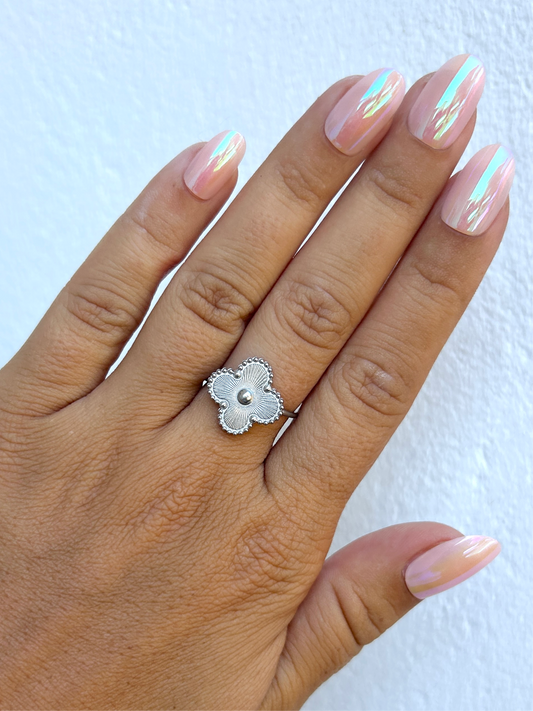 Bague CONNIE en acier inoxydable ARGENTÉ