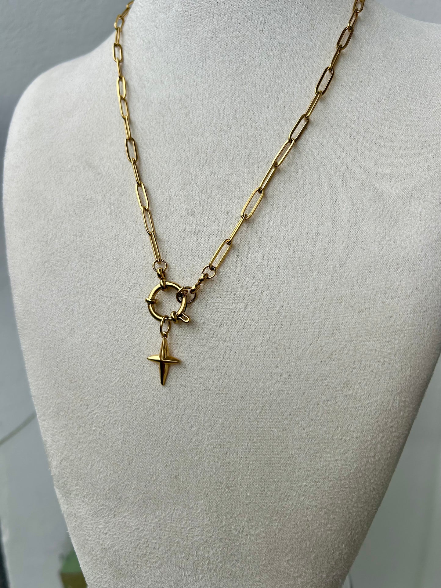 Collier LILI interchangeable en acier inoxydable DORÉ